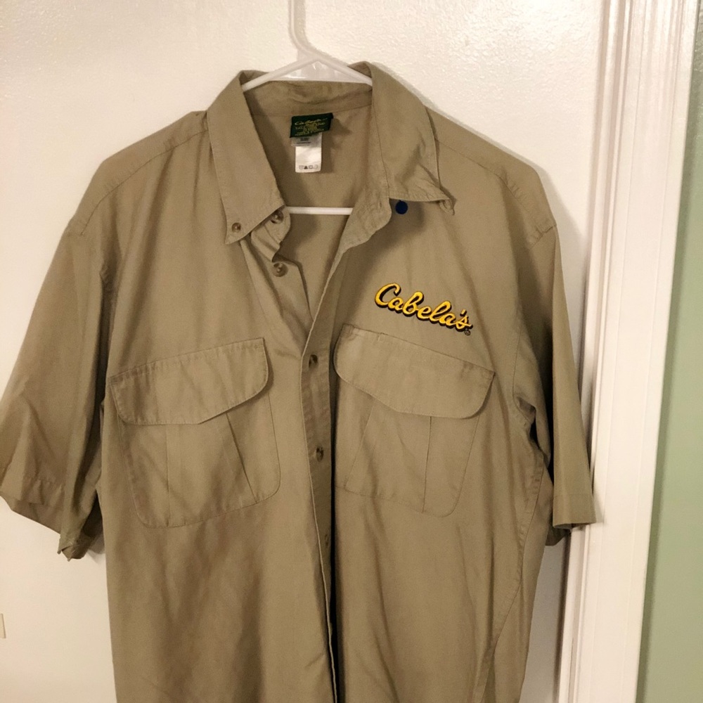 Cabelas Fishing Button Up Shirt